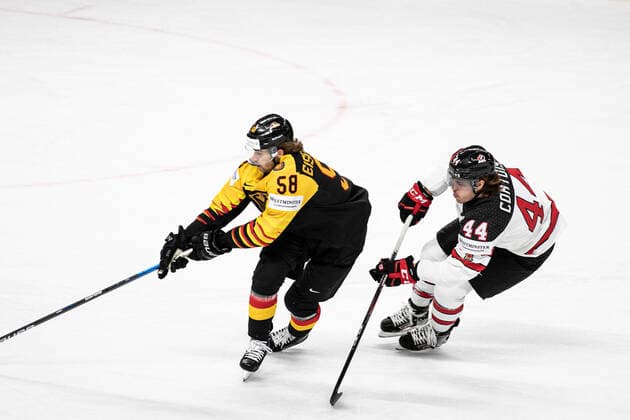 May 24, 2021, Riga, Latvia: Riga, Latvia, Arena Riga, May 24, 2021, GER vs CAN __ 24 05 2021 during World Championship, WM, Weltmeisterschaft 2021 - Germany vs Canada - Ice hockey, Eishockey Ice Hockey - World Championship 2021 - Germany vs Canada, riga, Latvia - ZUMAl164 20210524_zsa_l164_072 Copyright: xAndreaxRex