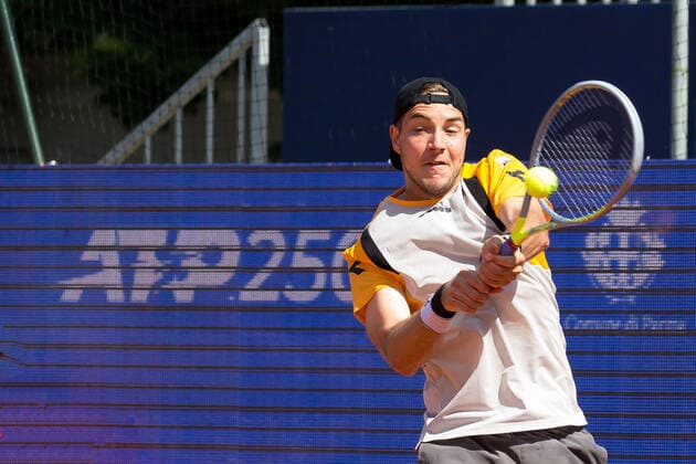 May 26, 2021, Parma, Italy: Parma, Italy, Tennis Club Parma, May 26, 2021, Jan-Lennard STRUFF of the Germany is seeded number 4 of the tournament.... during ATP, Tennis Herren 250 Emilia-Romagna Open 2021 - Tennis Internationals Tennis Internationals - ATP 250 Emilia-Romagna Open 2021, parma, Italy - ZUMAl164 20210526_zsa_l164_007 Copyright: xValerioxOrigox