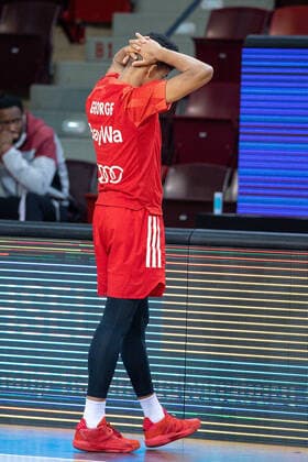 Verzweiflung bei den Bayern, Jason George (FC Bayern, 01), MHP Riesen Ludwigsburg vs. FC Bayern Basketball, Basketball, Bundesliga, Playoffs, Halbfinale, Spiel 1, easycredit BBL, 29.05.2021, MHP Riesen Ludwigsburg vs. FC Bayern Basketball, Basketball, Bundesliga, Playoffs, Halbfinale, Spiel 1, easycredit BBL, 29.05.2021 Ludwigsburg Copyright: xEibner-Pressefoto SaschaxWaltherx EP_EER