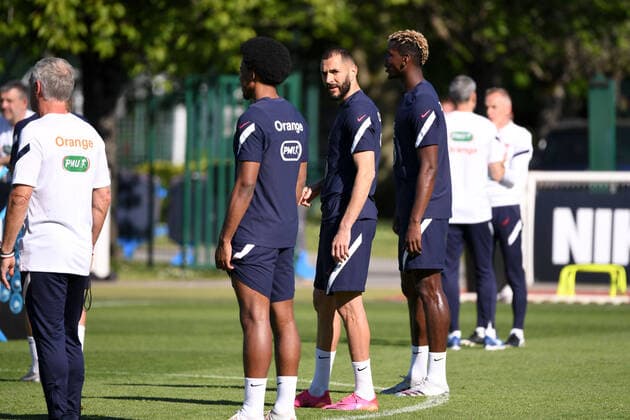19 KARIM BENZEMA (FRA) FOOTBALL : Equipe de France - Entrainement - UEFA EURO, EM, Europameisterschaft,Fussball 2020 - 31 05 2021 AnthonyBIBARD FEP Panoramic