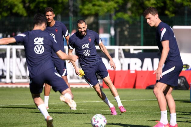 19 KARIM BENZEMA (FRA) FOOTBALL : Equipe de France - Entrainement - UEFA EURO, EM, Europameisterschaft,Fussball 2020 - 31 05 2021 AnthonyBIBARD FEP Panoramic