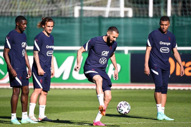 19 KARIM BENZEMA (FRA) FOOTBALL : Equipe de France - Entrainement - UEFA EURO, EM, Europameisterschaft,Fussball 2020 - 31 05 2021 AnthonyBIBARD FEP Panoramic