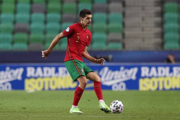 Ljubljana, Slovenia, 31st May 2021. Diogo Leite of Portugal during the UEFA U21, U 21 Championships 2021 match at Stadion Stoczicw, Ljubljana. Picture credit should read: Jonathan Moscrop Sportimage EDITORIAL USE ONLY. No use with unauthorised audio, video, data, fixture lists, club league logos or live services. Online in-match use limited to 120 images, no video emulation. No use in betting, games or single club league player publications. SPI-1070-0107