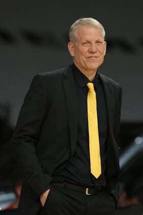 Cheftrainer John Patrick (Ludwigsburg) vor dem Spiel GER, FC Bayern Basketball vs. MHP Riesen Ludwigsburg, Basketball, 1.Bundesliga, Playoffs 2020 2021, Halbfinale Spiel 3, 02.06.2021, GER, FC Bayern Basketball vs. MHP Riesen Ludwigsburg, Basketball, 1.Bundesliga, Playoffs 2020 2021, Halbfinale Spiel 3, 02.06.2021, Muenchen Copyright: xEIBNER MarcelxEngelbrechtx EP_EER