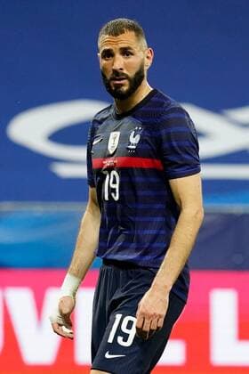 Mandatory Credit: Photo by Dave Winter BPI Shutterstock (12001941di) Karim Benzema of France France v Wales, International Friendly, Länderspiel, Nationalmannschaft Football, Allianz Riviera, Nice, France - 02 June 2021 EDITORIAL USE ONLY No use with unauthorised audio, video, data, fixture lists, club league logos or live services. Online in-match use limited to 120 images, no video emulation. No use in betting, games or single club league player publications. France v Wales, International Friendly, Football, Allianz Riviera, Nice, France - 02 June 2021 EDITORIAL USE ONLY No use with unauthorised audio, video, data, fixture lists, club league logos or live services. Online in-match use limited to 120 images, no video emulation. No use in betting, games or single club league player publications. Copyright: xDavexWinter BPI Shutterstockx 12001941di
