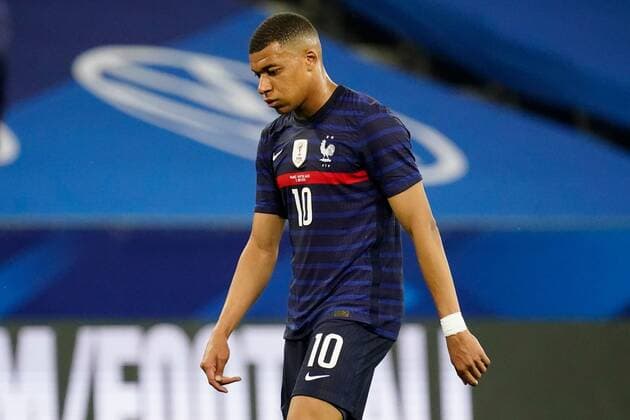 Mandatory Credit: Photo by Dave Winter BPI Shutterstock (12001941dc) Kylian Mbappe of France France v Wales, International Friendly, Länderspiel, Nationalmannschaft Football, Allianz Riviera, Nice, France - 02 June 2021 EDITORIAL USE ONLY No use with unauthorised audio, video, data, fixture lists, club league logos or live services. Online in-match use limited to 120 images, no video emulation. No use in betting, games or single club league player publications. France v Wales, International Friendly, Football, Allianz Riviera, Nice, France - 02 June 2021 EDITORIAL USE ONLY No use with unauthorised audio, video, data, fixture lists, club league logos or live services. Online in-match use limited to 120 images, no video emulation. No use in betting, games or single club league player publications. Copyright: xDavexWinter BPI Shutterstockx 12001941dc