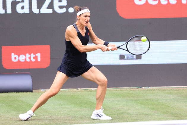 DEU, GER, bett1open, , 14.06.2021, Rot-Weiss Tennisanlage, Steffi-Graf-Stadion, Berlin, DEU, GER, bett1open, , im Bild Andrea Petkovic (GER)