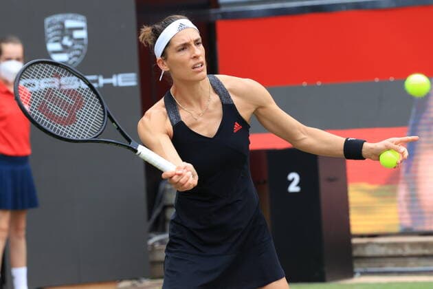 DEU, GER, bett1open, , 14.06.2021, Rot-Weiss Tennisanlage, Steffi-Graf-Stadion, Berlin, DEU, GER, bett1open, , im Bild Andrea Petkovic (GER)