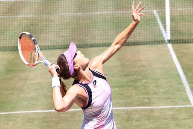 DEU, GER, bett1open, 16.06.2021, Rot-Weiss Tennisanlage, Steffi-Graf-Stadion, Berlin, DEU, GER, bett1open, im Bild Alize Cornet (FRA)
