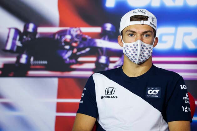 GASLY Pierre (fra), Scuderia AlphaTauri Honda AT02, portrait, press conference, PK, Pressekonferenz during the Formula 1 Emirates Grand Prix de France 2021, 7th round of the 2021 FIA Formula One World Championship, WM, Weltmeisterschaft from June 18 to 20, 2021 on the Circuit Paul Ricard, in Le Castellet, France FORMULE 1 : Grand Prix de France - Circuit Paul-Ricard - 17 06 2021 DPPI PANORAMIC AV6_9212