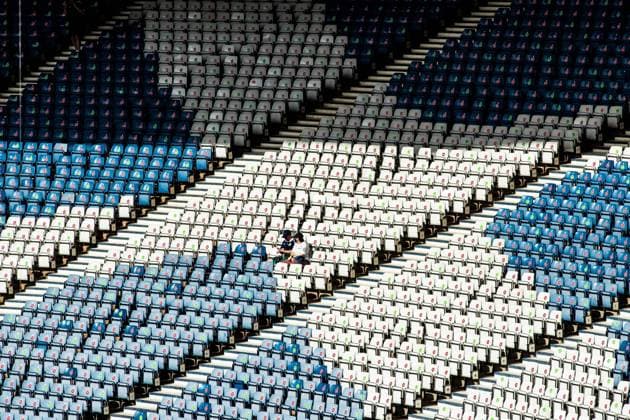 Mandatory Credit: Photo by Kirk O Rourke Ranger FC Shutterstock (12164621cm) Scotland fans during the UEFA EURO, EM, Europameisterschaft,Fussball 2020 Championship Group D match between Croatia and Scotland at Hampden Park, Glasgow. Croatia v Scotland, UEFA European Championship, EM, Europameisterschaft 2020, Group D football match, Hampden Park, Glasgow, Scotland, UK - 22 Jun 2021 Croatia v Scotland, UEFA European Championship 2020, Group D football match, Hampden Park, Glasgow, Scotland, UK - 22 Jun 2021 Copyright: xKirkxO Rourke RangerxFC Shutterstockx 12164621cm