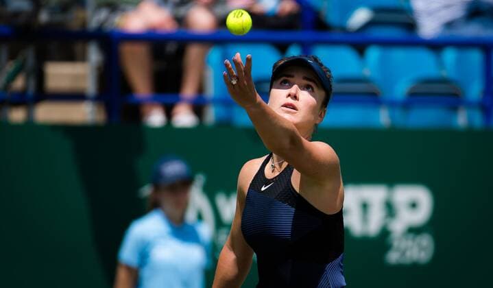 Mandatory Credit: Photo by Rob Prange Shutterstock (12165838t) Elina Svitolina of the Ukraine in action during the second round at the 2021 Viking International WTA, Tennis Damen 500 tennis tournament Viking International Championships, Day Five, Tennis, Eastbourne, East Sussex, UK - 23 June 2021 Viking International Championships, Day Five, Tennis, Eastbourne, East Sussex, UK - 23 June 2021 Copyright: xRobxPrange Shutterstockx 12165838t