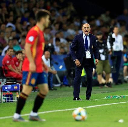 Mandatory Credit: Photo by Michael Zemanek BPI Shutterstock (10325015dx) Luis de la Fuente Castillo Head coach of Spain Spain v Germany, 2019 UEFA European Under-21 Championship, Final, Football, Friuli Stadium, Udine, Italy - 30 Jun 2019 Editorial use only Spain v Germany, 2019 UEFA European Under-21 Championship, Final, Football, Friuli Stadium, Udine, Italy - 30 Jun 2019 Editorial use only Copyright: xMichaelxZemanek BPI Shutterstockx 10325015dx