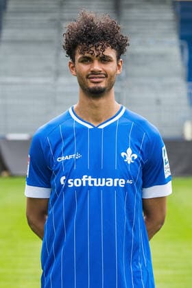 12.07.2021, xfux, Fussball 2.Bundesliga, SV Darmstadt 98, 2.BL, Porträttermin 2021 2022, emonline emspor, v.l. Aaron Seydel, SV Darmstadt 98, 2.BL, Porträttermin 2021 2022, Darmstadt