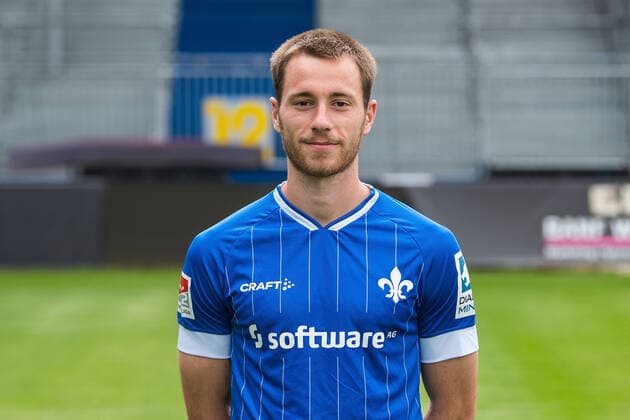 12.07.2021, xfux, Fussball 2.Bundesliga, SV Darmstadt 98, 2.BL, Porträttermin 2021 2022, emonline emspor, v.l. Matthias Bader, SV Darmstadt 98, 2.BL, Porträttermin 2021 2022, Darmstadt