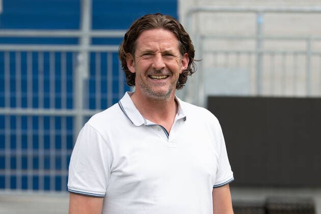 12.07.2021, xfux, Fussball 2.Bundesliga, SV Darmstadt 98, 2.BL, Porträttermin 2021 2022, emonline emspor, v.l. Sportlicher Leiter Sportdirektor Carsten Wehlmann, SV Darmstadt 98, 2.BL, Porträttermin 2021 2022, Darmstadt