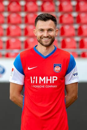 Denis Thomalla (FC Heidenheim, 11), GER, 1. FC Heidenheim 1846 e.V., Fussball, 2. Bundesliga, Spielerportraits, Freisteller, Spielzeit 2021 2022, 20.07.2021, GER, 1. FC Heidenheim 1846 e.V., Fussball, 2. Bundesliga, Spielerportraits, Freisteller, Spielzeit 2021 2022, 20.07.2021 Heidenheim Copyright: xEibner-Pressefotox EP_EER
