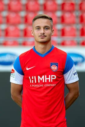 Marvin Rittmueller (FC Heidenheim, 18), GER, 1. FC Heidenheim 1846 e.V., Fussball, 2. Bundesliga, Spielerportraits, Freisteller, Spielzeit 2021 2022, 20.07.2021, GER, 1. FC Heidenheim 1846 e.V., Fussball, 2. Bundesliga, Spielerportraits, Freisteller, Spielzeit 2021 2022, 20.07.2021 Heidenheim Copyright: xEibner-Pressefotox EP_EER