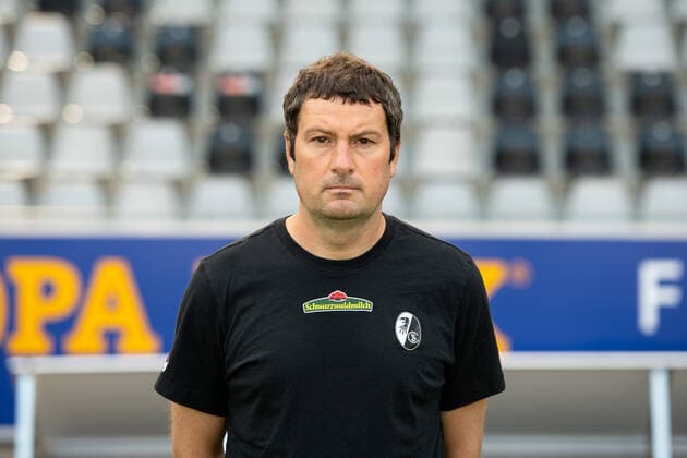 Andreas Kronenberg (SC Freiburg, Torwarttrainer), GER, SC Freiburg, 29.07.2021, Media Day Fussball Bundesliga, Spielzeit 2021 2022 DFL REGULATIONS PROHIBIT ANY USE OF PHOTOGRAPHS AS IMAGE SEQUENCES AND OR uerthQUASI-VIDEO GER, SC Freiburg, 29.07.2021, Media Day Fussball Bundesliga, Spielzeit 2021 2022 Freiburg Copyright: xEibnerxPressefotox EP_EER