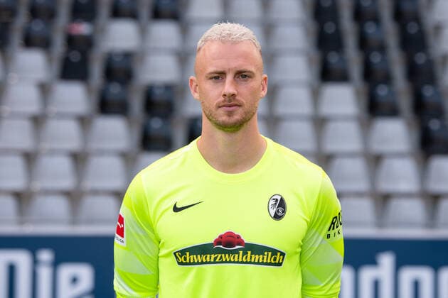 Mark Flekken (SC Freiburg, 26), GER, SC Freiburg, 29.07.2021, Media Day Fussball Bundesliga, Spielzeit 2021 2022 DFL REGULATIONS PROHIBIT ANY USE OF PHOTOGRAPHS AS IMAGE SEQUENCES AND OR uerthQUASI-VIDEO GER, SC Freiburg, 29.07.2021, Media Day Fussball Bundesliga, Spielzeit 2021 2022 Freiburg Copyright: xEibnerxPressefotox EP_EER