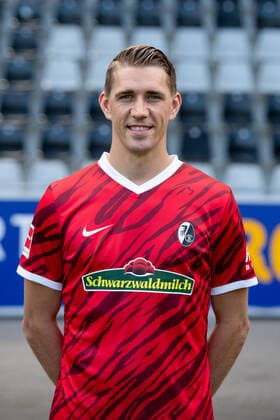 Nils Petersen (SC Freiburg, 18), GER, SC Freiburg, 29.07.2021, Media Day Fussball Bundesliga, Spielzeit 2021 2022 DFL REGULATIONS PROHIBIT ANY USE OF PHOTOGRAPHS AS IMAGE SEQUENCES AND OR uerthQUASI-VIDEO GER, SC Freiburg, 29.07.2021, Media Day Fussball Bundesliga, Spielzeit 2021 2022 Freiburg Copyright: xEibnerxPressefotox EP_EER