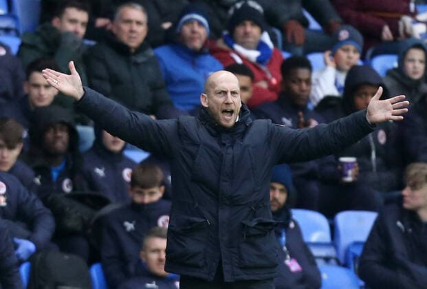 Mandatory Credit: Photo by Matt Bunn BPI Shutterstock (9352688ae) Reading s manager Jaap Stam appeals a decision Reading v Millwall, Madejski Stadium, Reading, UK -03rd February 2018 EDITORIAL USE ONLY No use with unauthorised audio, video, data, fixture lists (outside the EU), club league logos or live services. Online in-match use limited to 45 images (+15 in extra time). No use to emulate moving images. No use in betting, games or single club league player publications services. Reading v Millwall, Madejski Stadium, Reading, UK -03rd February 2018 EDITORIAL USE ONLY No use with unauthorised audio, video, data, fixture lists (outside the EU), club league logos or live services. Online in-match use limited to 45 images (+15 in extra time). No use to emulate moving images. No use in betting, games or Copyright: xMattxBunn BPI Shutterstockx 9352688ae