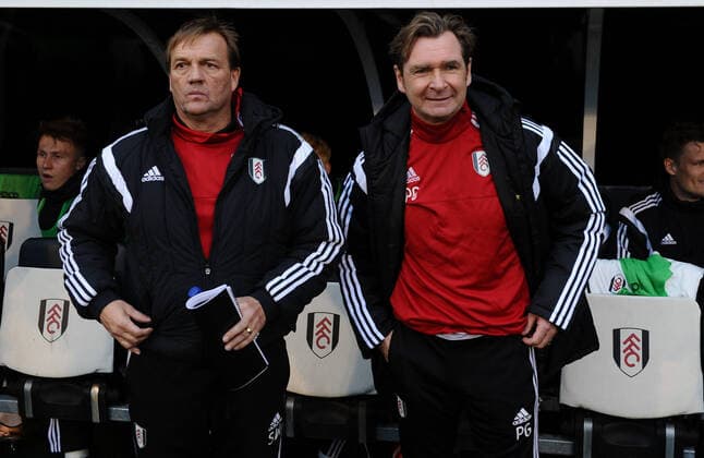Fußball, Trainerhistorie FC Fulham von 1904 bis heute Mandatory Credit: Photo by Javier Garcia BPI Shutterstock (5450129af) Fulham Caretaker Head Coach Peter Grant alongside Steve Wigley during the Sky Bet Championship match between Fulham and Preston North End played at Craven Cottage, London on November 28th 2015 Sky Bet Championship 2015 16 Fulham v Preston North End Craven Cottage, Stevenage Rd, London, United Kingdom - 28 Nov 2015 EDITORIAL USE ONLY No use with unauthorised audio, video, data, fixture lists (outside the EU), club league logos or live services. Online in-match use limited to 45 images (+15 in extra time). No use to emulate moving images. No use in betting, games or single club league player publications services. Sky Bet Championship 2015 16 Fulham v Preston North End Craven Cottage, Stevenage Rd, London, United Kingdom - 28 Nov 2015 EDITORIAL USE ONLY No use with unauthorised audio, video, data, fixture lists (outside the EU), club league logos or live services. Online in-match use limited to 45 images (+15 in extra time). No use to emulate moving images. No use in betting, games or Copyright: xJavierxGarcia BPI Shutterstockx 5450129af