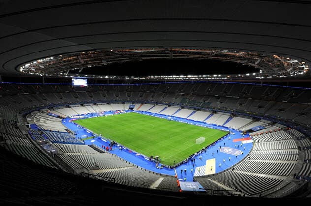 Mandatory Credit: Photo by BPI Shutterstock (5367730j) General View of the Stade de France, venue for the 2016 European Championship, EM, Europameisterschaft Finals next summer before the International Friendly, Länderspiel, Nationalmannschaft match between France and Germany, at the Stade de France, Paris on the 13th of November 2015. Football - International Friendlies 2015 France v Germany Stade de France, Saint-Denis, France - 13 Nov 2015 Editorial use only. No merchandising. For Football images FA and Premier League restrictions apply inc. no internet mobile usage without FAPL license - for details contact Football Dataco Football - International Friendlies 2015 France v Germany Stade de France, Saint-Denis, France - 13 Nov 2015 Editorial use only. No merchandising. For Football images FA and Premier League restrictions apply inc. no internet mobile usage without FAPL license - for details contact Football Dataco Copyright: xBPI Shutterstockx 5367730j