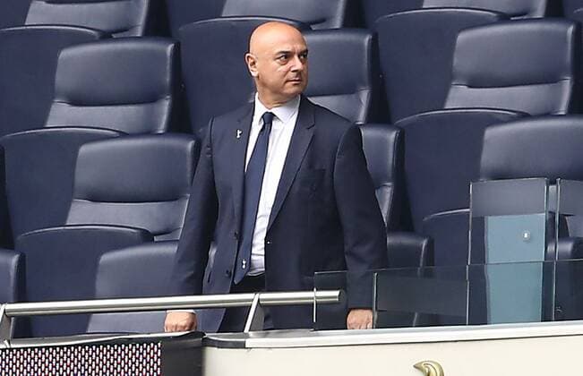 Mandatory Credit: Photo by Kieran McManus Shutterstock (12250590d) Tottenham Hotspur chairman Daniel Levy Tottenham Hotspur v Arsenal, Pre-season Friendly, Football, Tottenham Hotspur Stadium, London, UK - 8 August 2021 EDITORIAL USE ONLY No use with unauthorised audio, video, data, fixture lists, club league logos or live services. Online in-match use limited to 120 images, no video emulation. No use in betting, games or single club league player publications. Tottenham Hotspur v Arsenal, Pre-season Friendly, Football, Tottenham Hotspur Stadium, London, UK - 8 August 2021 EDITORIAL USE ONLY No use with unauthorised audio, video, data, fixture lists, club league logos or live services. Online in-match use limited to 120 images, no video emulation. No use in betting, games or single club league player publications. Copyright: xKieranxMcManus Shutterstockx 12250590d