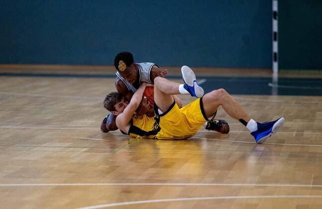 TJ Shorts II (Hakro Merlins Crailsheim, 0), Till Joenke (Tigers Tuebingen, 26) ¨¨Tigers Tübingen vs. HAKRO Merlins Crailsheim, 2. Basketball, Bundesliga, Pro A, Barmer 2 Basketball, Testspiel, Spielzeit 2021 2022, 18.08.2021, ¨¨ Tigers Tübingen - HAKRO Merlins Crailsheim, 2. Basketball, 2. Bundesliga, Barmer 2 Basketball, Testspiel, Spielzeit 2021 2022, 18.08.2021 Tuebingen Copyright: xDennisxDuddek xEibnerxPressefotox EP_DDK