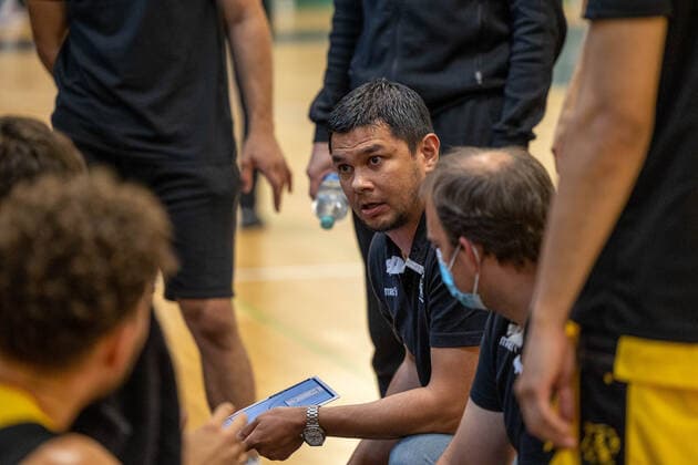 Daniel Jansson (Tigers Tuebingen, Head Coach) ¨¨Tigers Tübingen vs. EPG Baskets Koblenz, 2. Basketball, Bundesliga, Pro A, Barmer 2 Basketball, Testspiel, Spielzeit 2021 2022, 26.08.2021, ¨¨ Tigers Tübingen - EPG Baskets Koblenz, 2. Basketball, 2. Bundesliga, Barmer 2 Basketball, Testspiel, Spielzeit 2021 2022, 26.08.2021 Tuebingen Copyright: xDennisxDuddek xEibnerxPressefotox EP_DDK