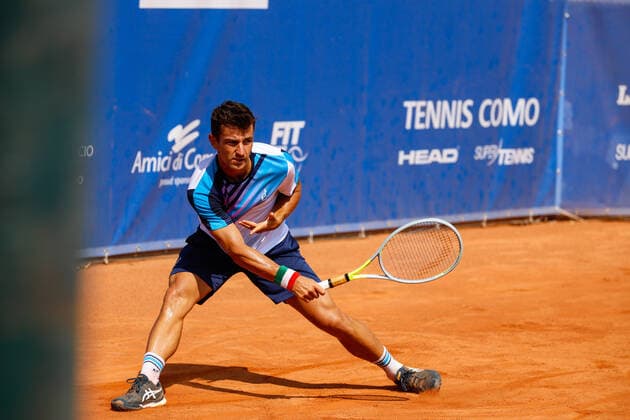 September 3, 2021, Como, Italy: Como, Italy, Tennis Como, September 03, 2021, Riccardo Bonadio from Italy during ATP, Tennis Herren Challenger 2021 - Citta di Como - Tennis Internationals Tennis Internationals - ATP Challenger 2021 - Citta di Como, como, Italy - ZUMAl164 20210903_zsa_l164_329 Copyright: xRobertaxCorradinx