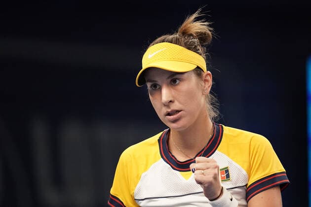 Tennis WTA, Tennis Damen Turnier Luxemburg BGLBNPParibas Open 2021, 16.09.2021, Tennis WTA Turnier Luxemburg, BGLBNPParibas Open 2021, BGL BNP Paribas Open, 2021, Luxemburg, Kockelscheuer, CK Sportcenter, Finale vl: Belinda Bencic (SUI) (Schweiz, Suisse, SUI) - Nummer 1 der Setzliste