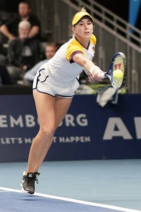 Tennis WTA, Tennis Damen Turnier Luxemburg BGLBNPParibas Open 2021, 16.09.2021, Tennis WTA Turnier Luxemburg, BGLBNPParibas Open 2021, BGL BNP Paribas Open, 2021, Luxemburg, Kockelscheuer, CK Sportcenter, Finale vl: Belinda Bencic (SUI) (Schweiz, Suisse, SUI) - Nummer 1 der Setzliste