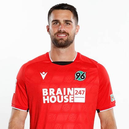 Luka Krajnc - Porträttermin Hannover 96, GER, Fussball, Fußball, 2021 2022, 2. Bundesliga, 2.BL, 2. BL, Porträt, Studio, Shooting, Studioshooting; Foto via: Hannover96