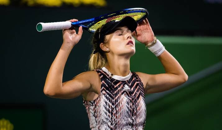 Sport Bilder des Tages Mandatory Credit: Photo by Rob Prange Shutterstock (12524628ew) Anna Kalinskaya of Russia in action during the first round of the 2021 BNP Paribas Open WTA, Tennis Damen 1000 tennis tournament BNP Paribas Open, Tennis, Day 2, Indian Wells Tennis Garden, California, USA - 07 Oct 2021 BNP Paribas Open, Tennis, Day 2, Indian Wells Tennis Garden, California, USA - 07 Oct 2021 Copyright: xRobxPrange Shutterstockx 12524628ew