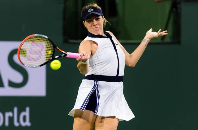 Mandatory Credit: Photo by Rob Prange Shutterstock (12524632db) Anastasia Pavlyuchenkova of Russia in action during the third round at the 2021 BNP Paribas Open WTA, Tennis Damen 1000 tennis tournament BNP Paribas Open, Tennis, Day 5, Indian Wells Tennis Garden, California, USA - 10 Oct 2021 BNP Paribas Open, Tennis, Day 5, Indian Wells Tennis Garden, California, USA - 10 Oct 2021 Copyright: xRobxPrange Shutterstockx 12524632db