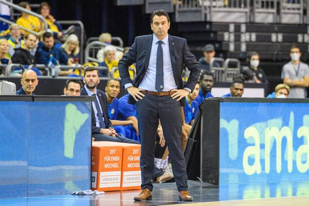 Israel Gonzalez - ALBA, 24.10.2021, BBL, Alba Berlin vs - BG Goettingen, in der Mercedes Benz Arena, GER, Berlin, 24.10.21, BBL, Alba vs - BG Goettingen, Berlin Copyright: xUwexKoch Eibner-Pressefotox EP_UKH