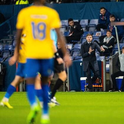 Mandatory Credit: Photo by Kirk O Rourke Shutterstock (12587237j) Rangers Manager Steven Gerrard during the Europa League match at Brøndby Stadium, Copenhagen. Brondby v Rangers, UEFA Europa League Group A, Football, Brondy Stadium, Brondbyvester, Denmark - 04 Nov 2021 Brondby v Rangers, UEFA Europa League Group A, Football, Brondy Stadium, Brondbyvester, Denmark - 04 Nov 2021 Copyright: xKirkxO Rourke Shutterstockx 12587237j