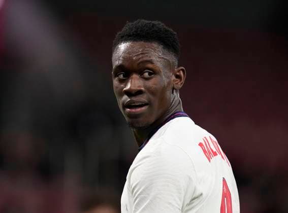 Burnley, England, 11th November 2021. Folarin Balogun of England during the UEFA EURO, EM, Europameisterschaft,Fussball Under-21 Qualifying match at Turf Moor, Burnley. Picture credit should read: Andrew Yates Sportimage EDITORIAL USE ONLY. No use with unauthorised audio, video, data, fixture lists, club league logos or live services. Online in-match use limited to 120 images, no video emulation. No use in betting, games or single club league player publications. SPI-1315-0035