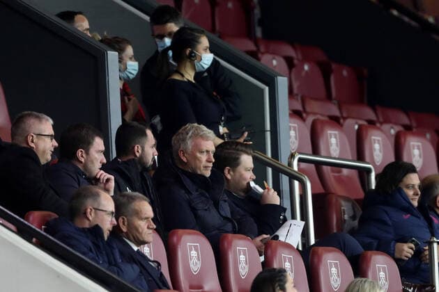 Mandatory Credit: Photo by Paul Greenwood Shutterstock (12598524ar) West Ham United manager David Moyes in the stands England U21, U 21 v Czech Republic U21, UEFA U21 European Championship, EM, Europameisterschaft 2023 Qualifying, Group G, Football, Turf Moor, Burnley, UK - 11 Nov 2021 EDITORIAL USE ONLY No use with unauthorised audio, video, data, fixture lists, club league logos or live services. Online in-match use limited to 120 images, no video emulation. No use in betting, games or single club league player publications. England U21 v Czech Republic U21, UEFA U21 European Championship 2023 Qualifying, Group G, Football, Turf Moor, Burnley, UK - 11 Nov 2021 EDITORIAL USE ONLY No use with unauthorised audio, video, data, fixture lists, club league logos or live services. Online in-match use limited to 120 images, no video emulation. No use in betting, games or single club league player publications. Copyright: xPaulxGreenwood Shutterstockx 12598524ar