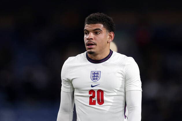 Mandatory Credit: Photo by Paul Greenwood Shutterstock (12598524v) Morgan Gibbs-White of England U21, U 21 England U21 v Czech Republic U21, UEFA U21 European Championship, EM, Europameisterschaft 2023 Qualifying, Group G, Football, Turf Moor, Burnley, UK - 11 Nov 2021 EDITORIAL USE ONLY No use with unauthorised audio, video, data, fixture lists, club league logos or live services. Online in-match use limited to 120 images, no video emulation. No use in betting, games or single club league player publications. England U21 v Czech Republic U21, UEFA U21 European Championship 2023 Qualifying, Group G, Football, Turf Moor, Burnley, UK - 11 Nov 2021 EDITORIAL USE ONLY No use with unauthorised audio, video, data, fixture lists, club league logos or live services. Online in-match use limited to 120 images, no video emulation. No use in betting, games or single club league player publications. Copyright: xPaulxGreenwood Shutterstockx 12598524v