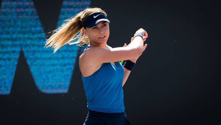 Tennis, WTA Finals in Guadalajara, Garbine Muguruza - Paula Badosa Mandatory Credit: Photo by Rob Prange Shutterstock (12596815c) Paula Badosa of Spain in action during the semi-final at the 2021 Akron WTA, Tennis Damen Finals Guadalajara WTA tennis tournament Akron WTA Finals, Day 7, Tennis, Panamerican Tennis Center Guadalajara, Mexico - 16 Nov 2021 Akron WTA Finals, Day 7, Tennis, Panamerican Tennis Center Guadalajara, Mexico - 16 Nov 2021 Copyright: xRobxPrange Shutterstockx 12596815c