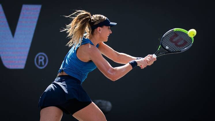 Tennis, WTA Finals in Guadalajara, Garbine Muguruza - Paula Badosa Mandatory Credit: Photo by Rob Prange Shutterstock (12596815a) Paula Badosa of Spain in action during the semi-final at the 2021 Akron WTA, Tennis Damen Finals Guadalajara WTA tennis tournament Akron WTA Finals, Day 7, Tennis, Panamerican Tennis Center Guadalajara, Mexico - 16 Nov 2021 Akron WTA Finals, Day 7, Tennis, Panamerican Tennis Center Guadalajara, Mexico - 16 Nov 2021 Copyright: xRobxPrange Shutterstockx 12596815a
