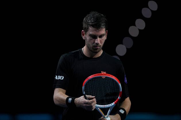 Mandatory Credit: Photo by Ella Ling Shutterstock (12603433aj) Cameron Norrie of GBR walks onto court Nitto ATP, Tennis Herren World Tour Finals, Day 4, Tennis, Pala Alpitour, Turin, Italy - 17 Nov 2021 Nitto ATP World Tour Finals, Day 4, Tennis, Pala Alpitour, Turin, Italy - 17 Nov 2021 Copyright: xEllaxLing Shutterstockx 12603433aj