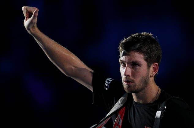 Mandatory Credit: Photo by Ella Ling Shutterstock (12603433ca) Cameron Norrie of GBR leaves the court following his loss Nitto ATP, Tennis Herren World Tour Finals, Day 4, Tennis, Pala Alpitour, Turin, Italy - 17 Nov 2021 Nitto ATP World Tour Finals, Day 4, Tennis, Pala Alpitour, Turin, Italy - 17 Nov 2021 Copyright: xEllaxLing Shutterstockx 12603433ca