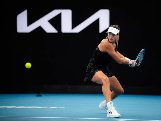 Mandatory Credit: Photo by Rob Prange Shutterstock (12751254bc) Garbine Muguruza of Spain in action during the second round of the 2022 Sydney Tennis Classic WTA, Tennis Damen 500 tennis tournament Sydney Tennis Classic, Day 3, Tennis, Olympic Park, Sydney, Australia - 12 Jan 2022 Sydney Tennis Classic, Day 3, Tennis, Olympic Park, Sydney, Australia - 12 Jan 2022 Copyright: xRobxPrange Shutterstockx 12751254bc