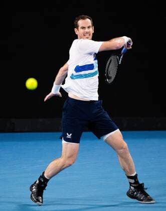 Mandatory Credit: Photo by Shutterstock (12757262dj) Andy Murray in action during his round of 16 match Sydney Tennis Classic, Day 4, Tennis, Olympic Park, Sydney, Australia - 12 Jan 2022 Sydney Tennis Classic, Day 4, Tennis, Olympic Park, Sydney, Australia - 12 Jan 2022 Copyright: xShutterstockx 12757262dj