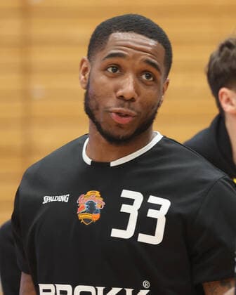 Demarkus Stuckey (Schwenningen 5), Neuzugang, Spielmacher, VfL Sparkassenstars Bochum vs. wiha Panthers Schwenningen, Basketball, 2. Bundesliga, 19. Spieltag, 14.01.2022, VfL Sparkassenstars Bochum vs. wiha Panthers Schwenningen, Basketball, 2. Bundesliga, 19. Spieltag, 14.01.2022, Foto: EIBNER Joerg Niebergall Bochum Copyright: xJoergxNiebergall Eibner-Pressefox EP_JNL
