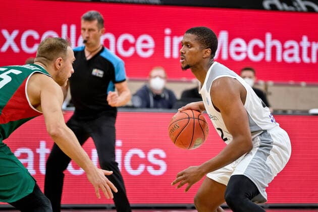 medi bayreuth - Legia Warschau , Basketball, FIBA Europe Cup, Runde 2 , Spieltag 3, Spielzeit 2021 2022, 23.01.2022 medi bayreuth - Legia Warschau , Basketball, FIBA Europe Cup, Runde 2, Spieltag 3, Spielzeit 2021 2022, 23.01.2022, Foto: EIBNER Thorsten OCHS Copyright: xEibner-Pressefoto ThorstenxOchsx EP_TOS